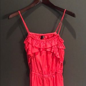 RUFFLE TOP MINI DRESS SIZE SMALL NEW